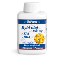 MEDPHARMA Rybí olej 1000 mg - EPA + DHA mg 107 toboliek