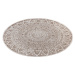 Kusový koberec Mujkoberec Original Nora 105453 Linen kruh – na ven i na doma - 140x140 (průměr) 