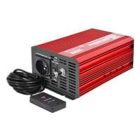 Menič napätia CARSPA P600 12V/230V 1000W čistá sínusoida D.O.