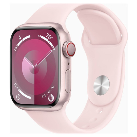 Apple Watch Series 9 GPS + Cellular 41mm Light Pink, MRJ03QC/A (M/L)