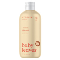 ATTITUDE Detská pena do kúpeľa Baby leaves s vôňou hruškového džúsu 473 ml