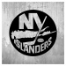 Drevené logo hokeja - New York Islanders, Čierna