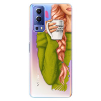 Odolné silikónové puzdro iSaprio - My Coffe and Redhead Girl - Vivo Y72 5G