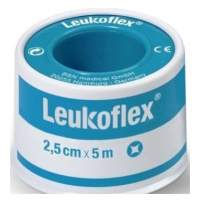 LEUKOFLEX náplasť na cievke 2,5 cm x 5 m 1 x 1 ks