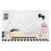 Detská posteľ z borovicového dreva Adeko BOX 9, 90 × 160 cm