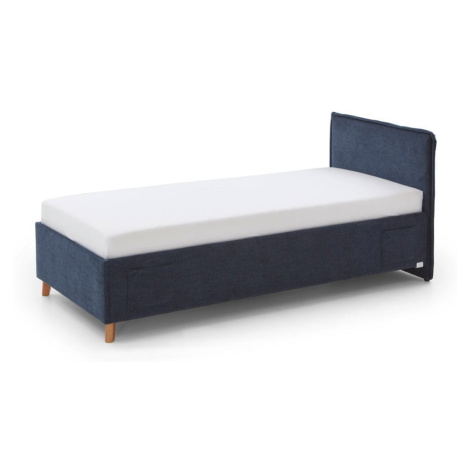Tmavomodrá detská posteľ s úložným priestorom 120x200 cm Fun – Meise Möbel