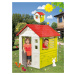 Smoby domček Lovely červeno-zelený s 3 oknami a 2 žalúziami, s UV filtrom 810705