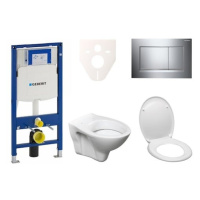 Cenovo zvýhodnený závesný WC set Geberit do ľahkých stien / predstenová montáž + WC S-Line S-lin