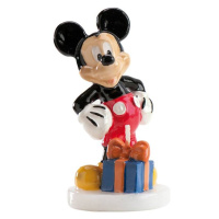 Sviečka - figúrka na tortu Mickey 8cm s darčekom - Dekora