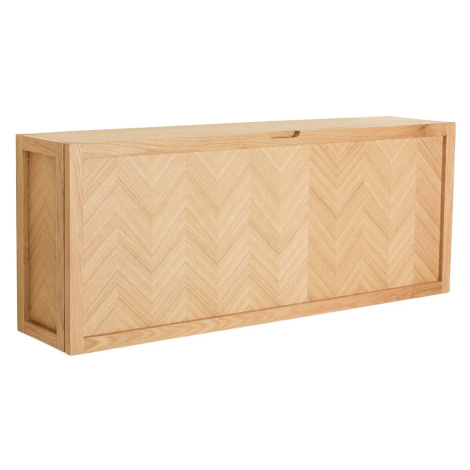 Výklopná závesná skrinka na topánky z dubového dreva Herringbone - Hübsch