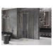 MEXEN/S - Velár sprchovací kút 150 x 100, transparent, zlatá 871-150-100-01-50