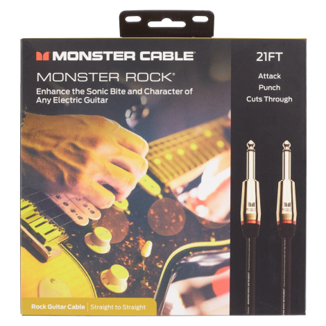 Monster Rock 21' Instrument Cable Straight