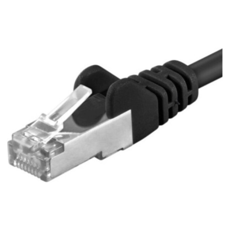 PremiumCord Patch kábel UTP RJ45-RJ45 level 5e čierny 10m