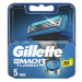 GILLETTE MACH3 TURBO NAHRADNE HOLIACE HLAVICE 5 KS