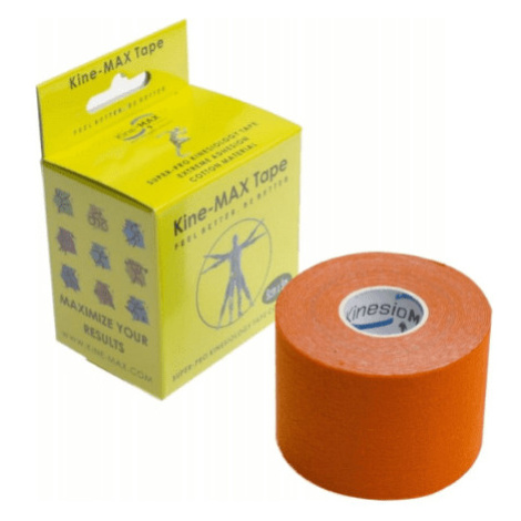 KINE-MAX Super-pro cotton kinesiology tape oranžová tejpovacia páska 5 cm x 5 m 1 ks