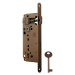 AGB - Zámok na dvere F18 - BB BB otvor pre kľúč, 90 mm