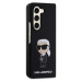 Karl Lagerfeld Liquid Silicone Ikonik NFT Zadný Kryt pre Samsung Galaxy Z Fold 5 Black