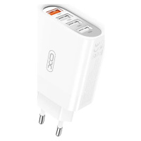Nabíjačka Wall Charger XO L100 USB QC 3.0 + 3x USB 2.4A (white) (6920680827350)