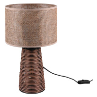 Stolná lampa Straw z ratanu