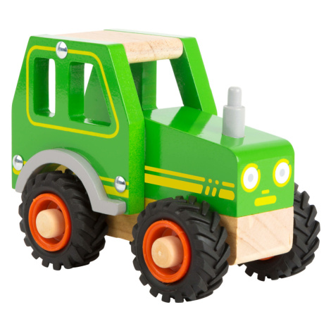 Small Foot Drevený traktor zelený Legler