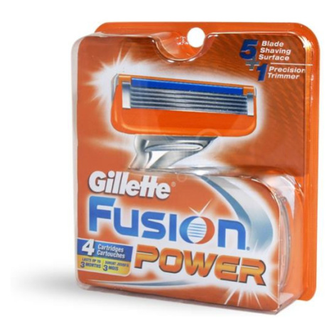 Gillette Fusion Power náhradné čepieky 4ks