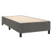 vidaXL Posteľný rám na boxspring tmavosivý 80x200 cm zamat