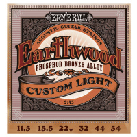 Ernie Ball 2145 Earthwood Phosphor Bronze Strings Custom Light
