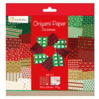 Súprava origami papierov - Vianoce