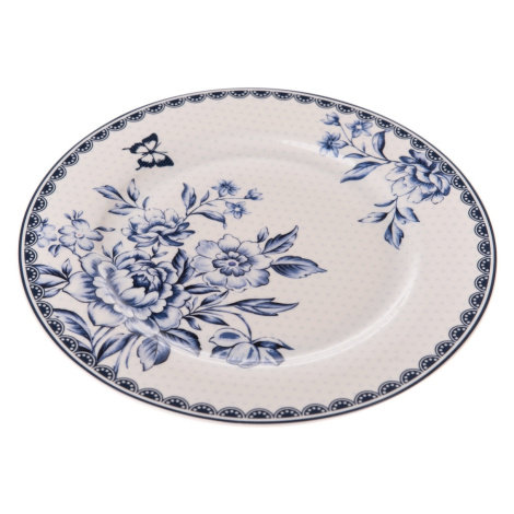 Porcelánový tanier Blue Rose, 19,5 cm