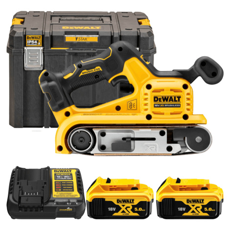 DEWALT 18V XR Aku pásová brúska, 2x 5,0 Ah DCW220P2-QW