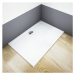 H K - Produkty značky Hezká koupelna - THOR Sprchová vanička z liateho mramoru, obdĺžnik, 110x80