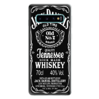 Odolné silikónové puzdro iSaprio - Jack Daniels - Samsung Galaxy S10