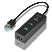 AXAGON HUES2B 4x USB3.0 CHARGING húb micro USB napr. konektor