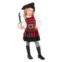 Kostým detský Pirátka veľ. 3-4 roky