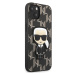 Plastové puzdro Karl Lagerfeld na Apple iPhone 13 Mini KLHCP13SPMNIKBK Monogram Ikonik čierne