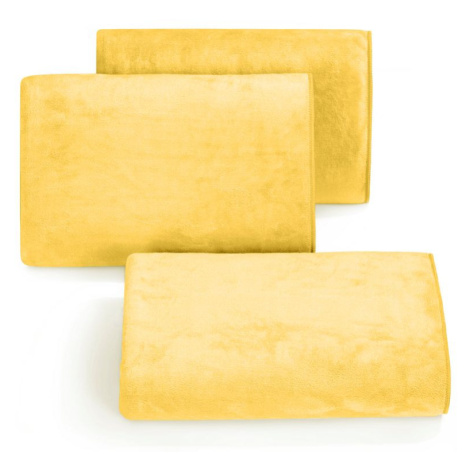 Žltý rýchloschnúci športový uterák AMY Rozmer: 50 x 90 cm Eurofirany