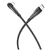Nabíjací a dátový kábel USB Type-C, Lightning, 120 cm, 3000 mA, rýchle nabíjanie, PD, 90 stupňov