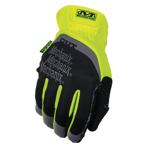 MECHANIX Pracovné rukavice FastFit- Hi-Viz S/8