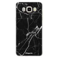 Odolné silikónové puzdro iSaprio - Black Marble 18 - Samsung Galaxy J5 2016