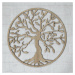 Drevený strom života na stenu - Yesod, Dub Sonoma