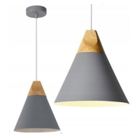 Toolight - Závesná lampa Scandi A 1xE27, šedá, OSW-00103