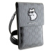 Universal bag for mobile Karl Lagerfeld KLWBSAKHPCG (Saffiano Mono Choupette/silver)