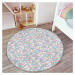 Svetlosivý detský koberec ø 100 cm Comfort – Mila Home
