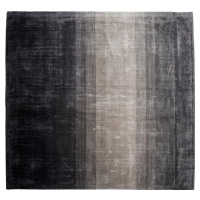 Koberec čierno-sivý 200 × 200 cm krátkovlasý ERCIS, 108319