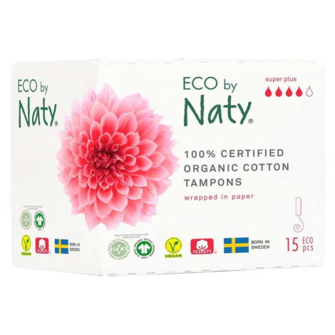 ECO BY NATY Tampóny Super plus 15 ks