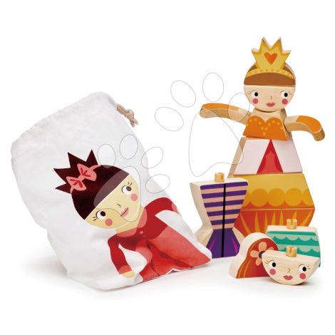 Princezné a víly skladačka Princesses and Mermaids Tender Leaf Toys 15 dielov v plátenom vrecúšk
