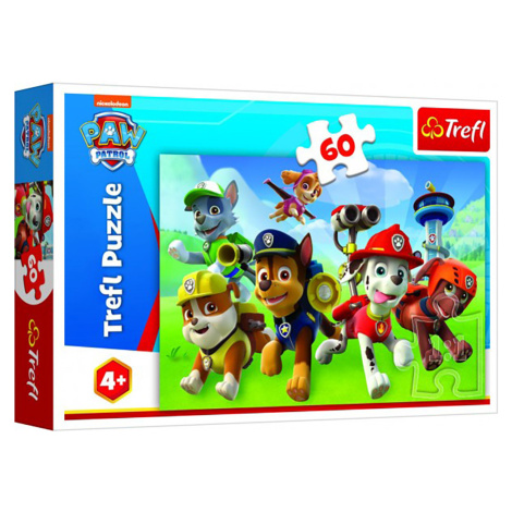 TREFL Puzzle Tlapková patrola Pripravení do akcie 60 ks