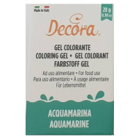 Gélová farba akvamarín 28 g - Decora