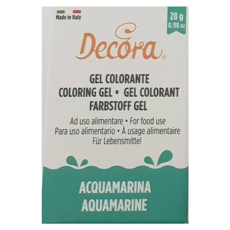 Gélová farba akvamarín 28 g - Decora