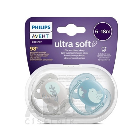 AVENT CUMLÍK Ultra Soft Premium 6-18m chlapec